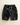 Massimo Cotton Shorts - Black Flat Lay